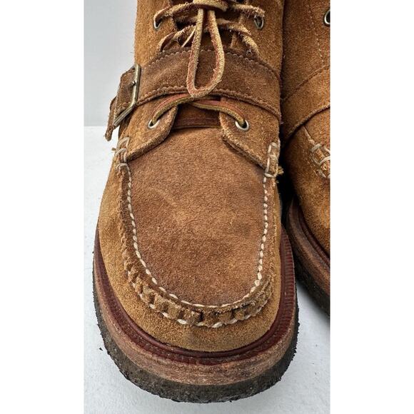 Yuketen Leather boots with strap Men’s Size 11 Missing Lace main image 7